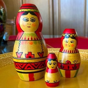 Russian Matryoshka (Nesting) Dolls from the USSR